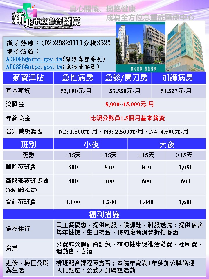 護理部福利